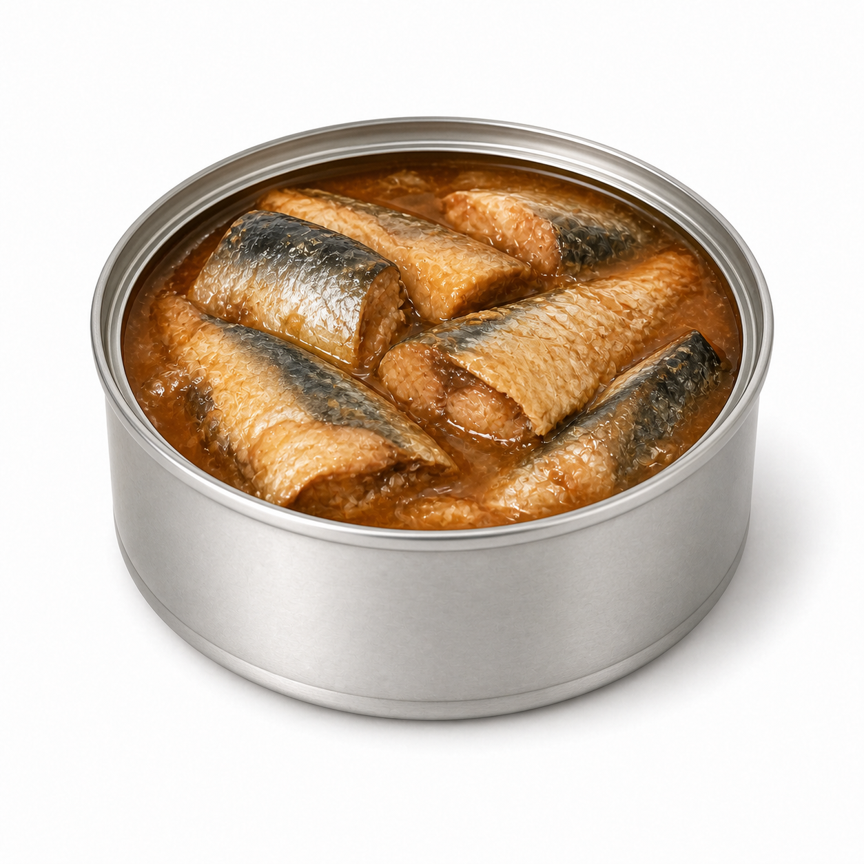 さば缶詰の生成イラスト